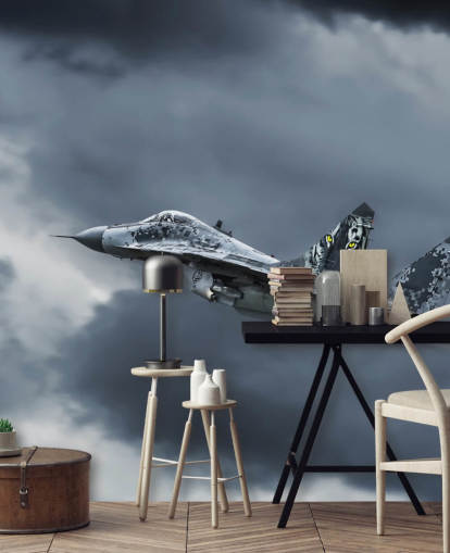 Flying Aircraft Wallpaper Mural