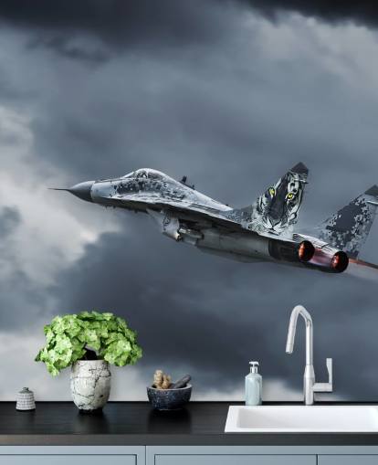 Flying Aircraft Wallpaper Mural