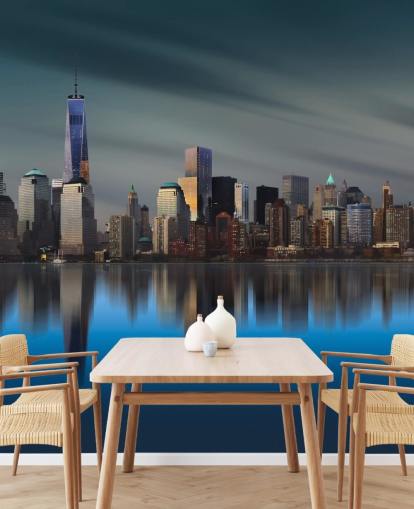 New York Skyline Baggrund New York Skyline Baggrund