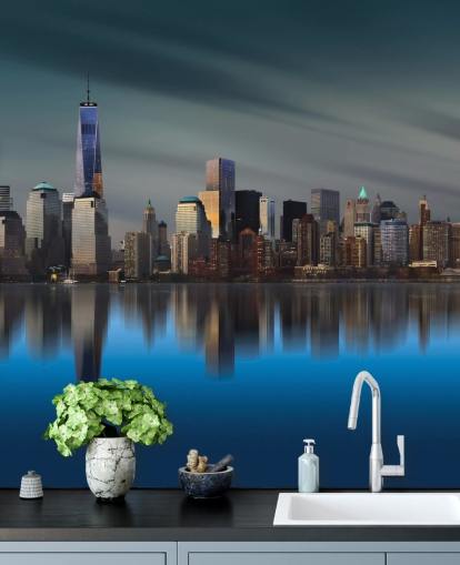 Papel pintado del horizonte de Nueva York