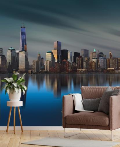 New York Skyline Baggrund