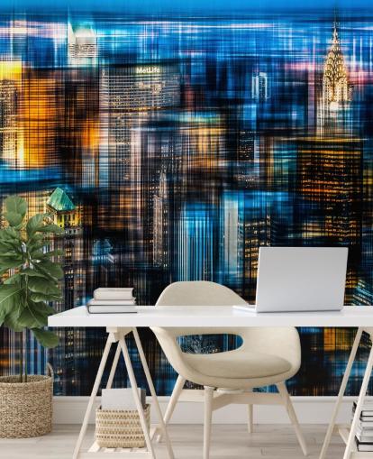 Abstrakte Nacht New York Wallpaper Abstrakte Nacht New York Wallpaper