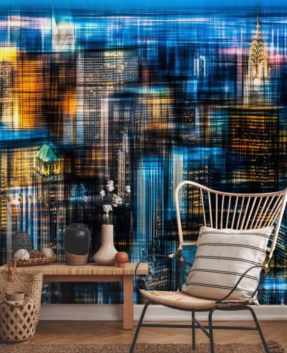 Abstrakte Nacht New York Wallpaper Abstrakte Nacht New York Wallpaper