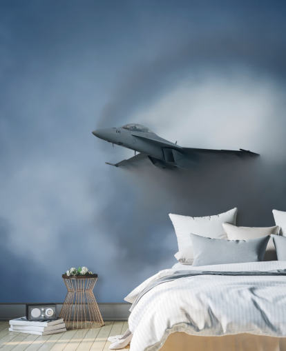 Plane Emerging Cloud Wallpaper Plane Emerging Cloud Wallpaper