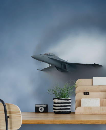 Plane kommer fra Cloud Wallpaper