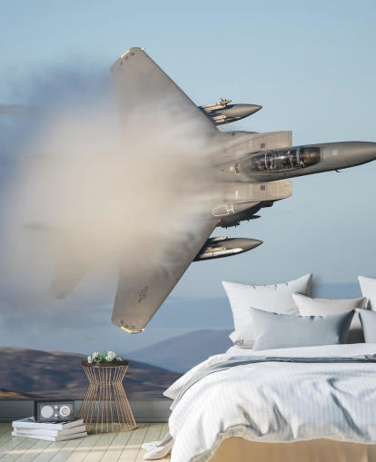 Fighter Plane in Cloud Wallpaper