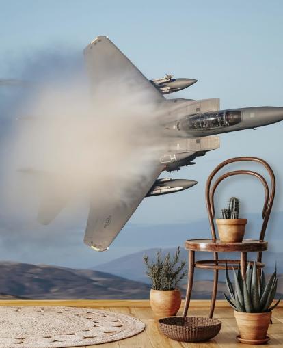 Fighter Plane in Cloud Wallpaper