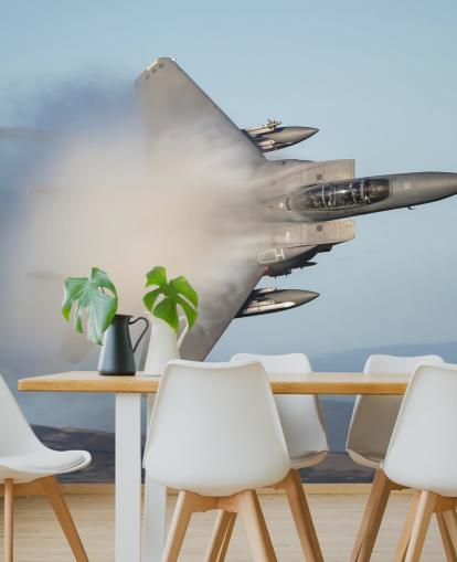 Papel de Parede de Avião em Nuvem