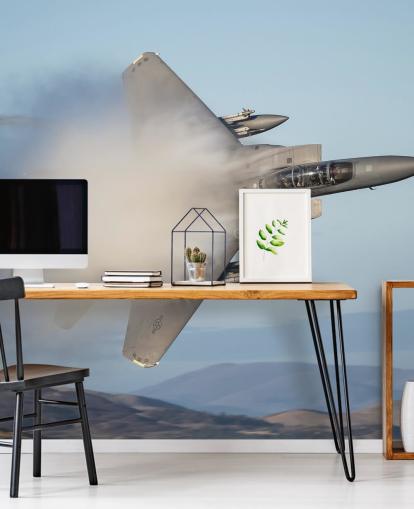 Fighter Plane in Cloud Wallpaper