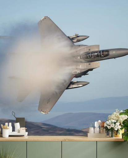 Fighter Plane in Cloud Wallpaper