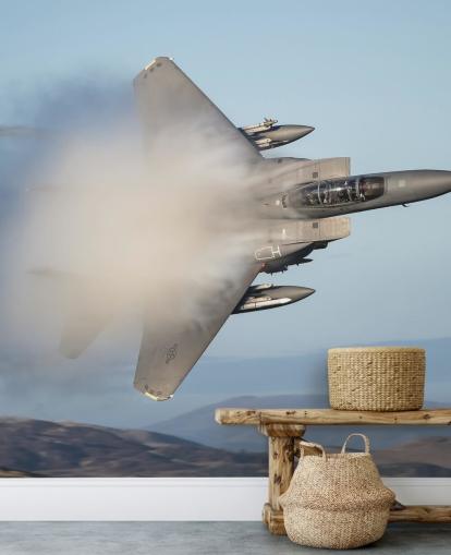 Fighter Plane in Cloud Wallpaper