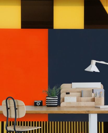 Høst Retro Farget Geometrisk Bakgrunn