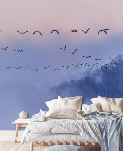 Papier peint des oiseaux Snow Geese