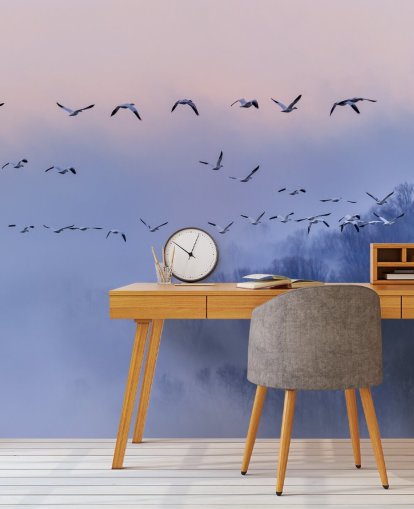 Fondo de pantalla de aves de gansos