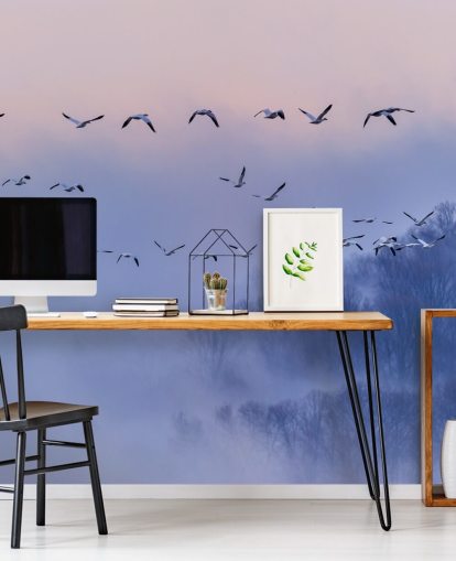 Papel de Parede Snow Geese Bird