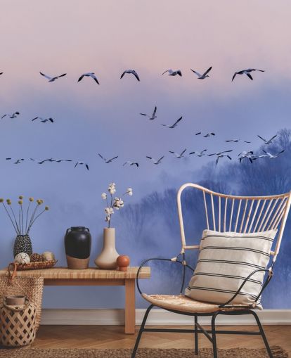 Papel de Parede Snow Geese Bird