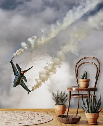 Airplane Crashing Wallpaper