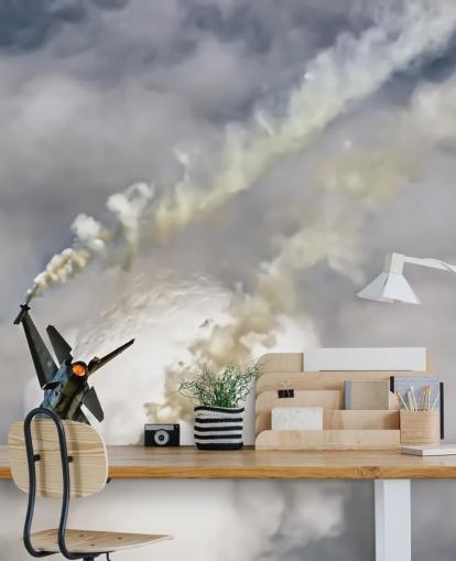 Fondo de pantalla de accidente de avión