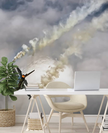 Airplane Crashing Wallpaper