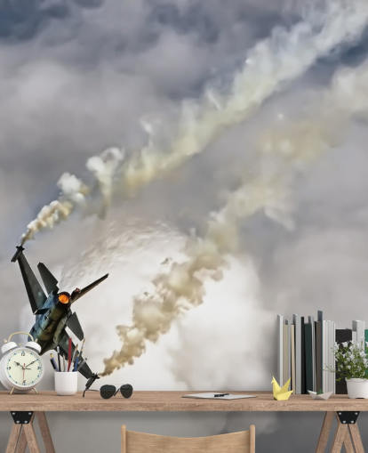 Fondo de pantalla de accidente de avión