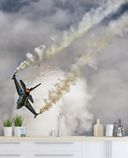 Fondo de pantalla de accidente de avión