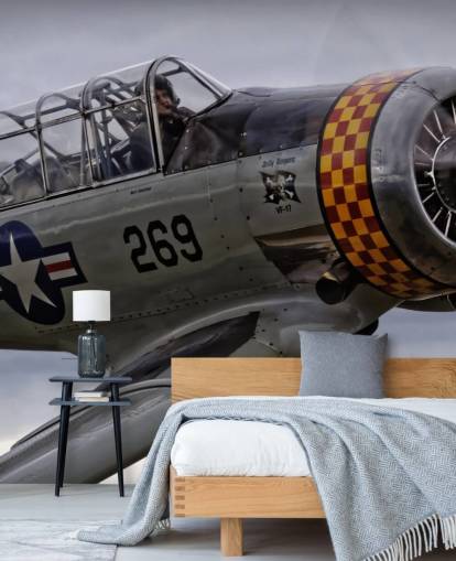 Close Up of Airplane Wallpaper