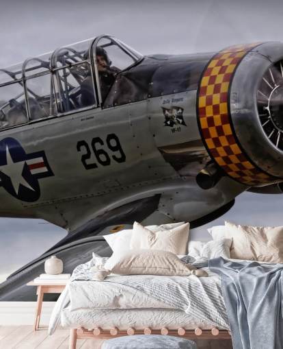 Close Up of Airplane Wallpaper