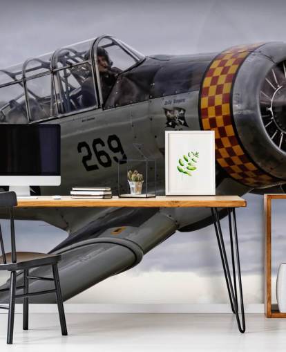 Fondo de pantalla de primer plano de avión