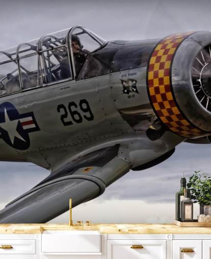 Close Up of Airplane Wallpaper