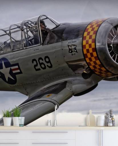 Fondo de pantalla de primer plano de avión