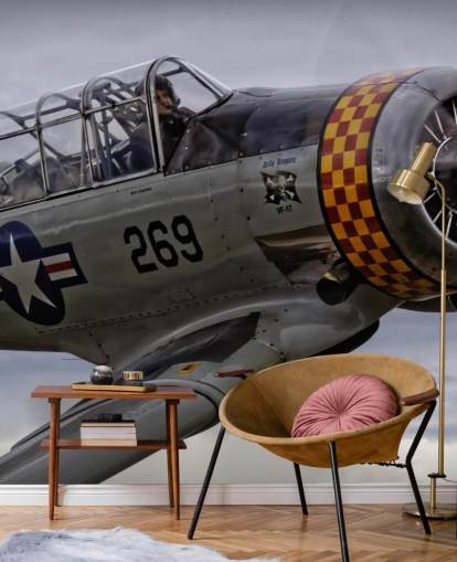 Close Up of Airplane Wallpaper