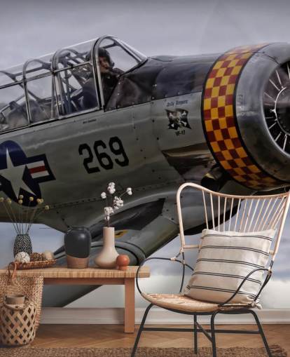 Close Up of Airplane Wallpaper