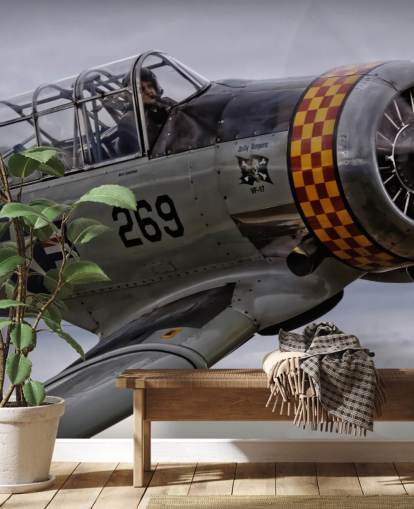 Close Up of Airplane Wallpaper