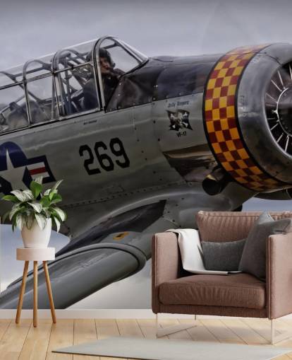 Close Up of Airplane Wallpaper