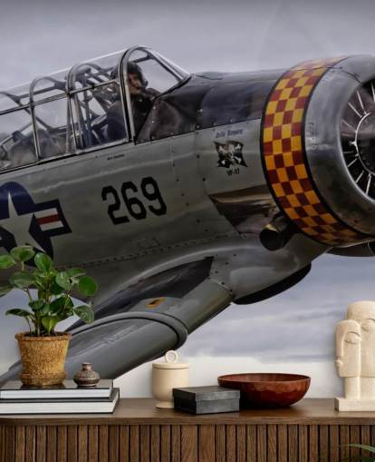 Close Up of Airplane Wallpaper