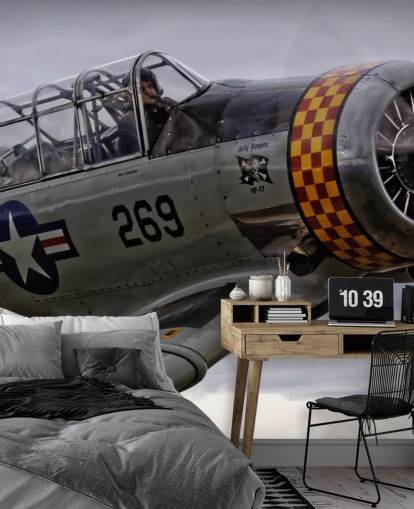 Nærbillede af Airplane Baggrund