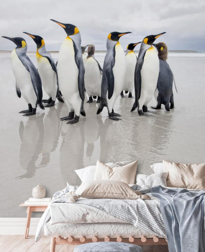 Penguin Group på Ice Wallpaper Penguin Group på Ice Wallpaper