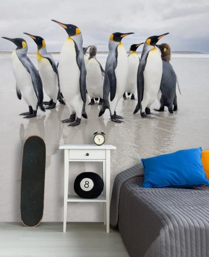 Penguin Group på Ice Wallpaper Penguin Group på Ice Wallpaper