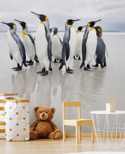Penguin Group on Ice Wallpaper Penguin Group on Ice Wallpaper