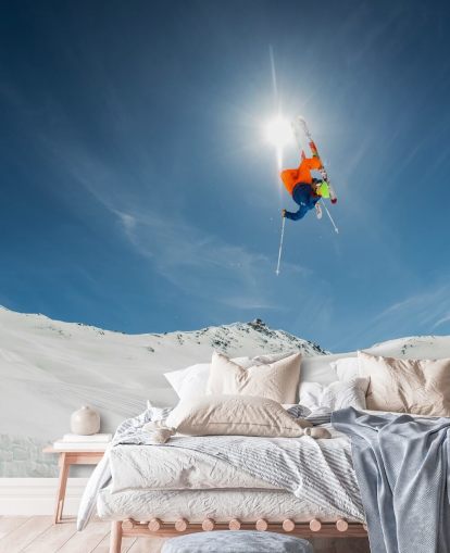 Ski Stunt Wallpaper Mural Ski Stunt Wallpaper Mural