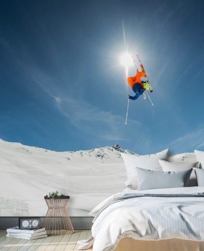 Skistunt Fototapete Skistunt Fototapete