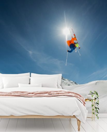 Papier Peint Fresque Ski Stunt
