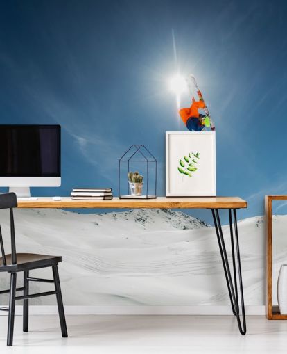 Ski Stunt Wallpaper Mural