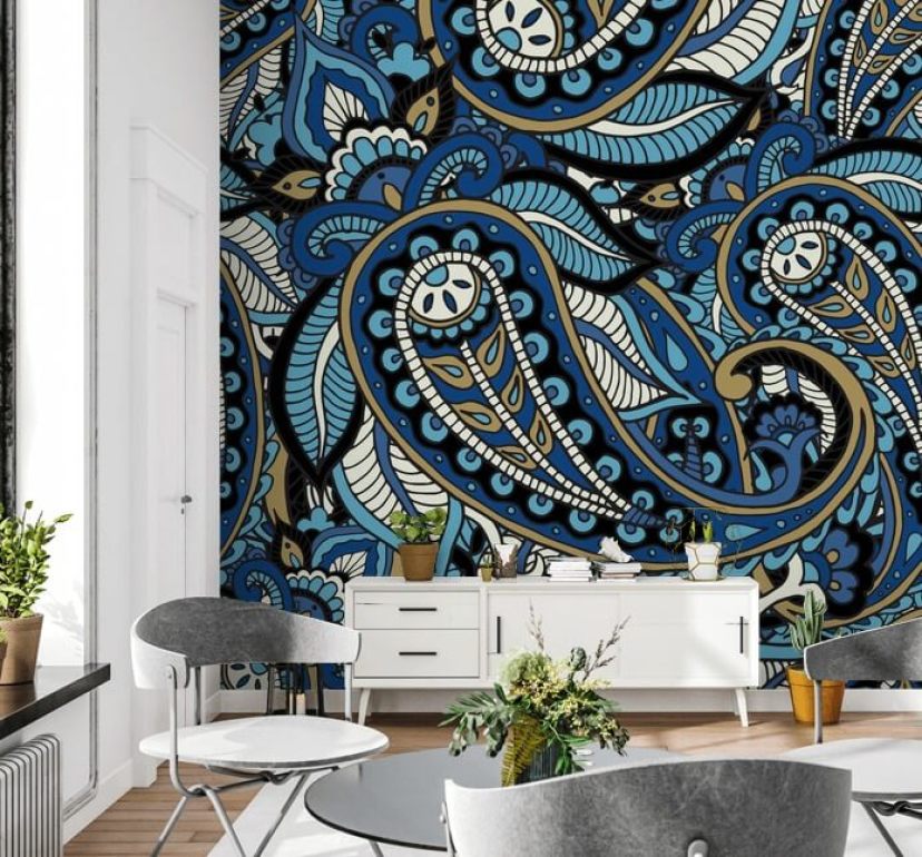 Paisley Wallpaper & Paisley Wall Murals | Wallsauce US