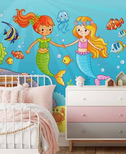 melhores amigas de sereia no fundo do mar