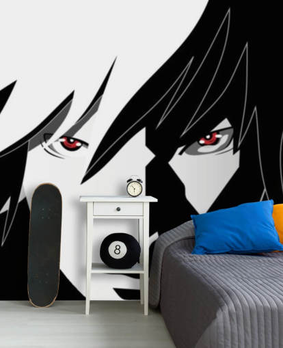 fond d'écran monochrome anime homme fond d'écran monochrome anime homme