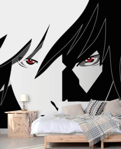 monochrome anime man face wallpaper monochrome anime man face wallpaper