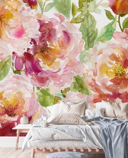 Bold and Beautiful Floral Wallpaper Mural