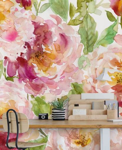 Bold and Beautiful Floral Wallpaper Mural