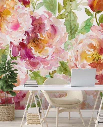 Bold and Beautiful Floral Wallpaper Mural